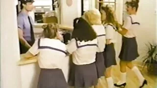 Garota lésbica loira ...